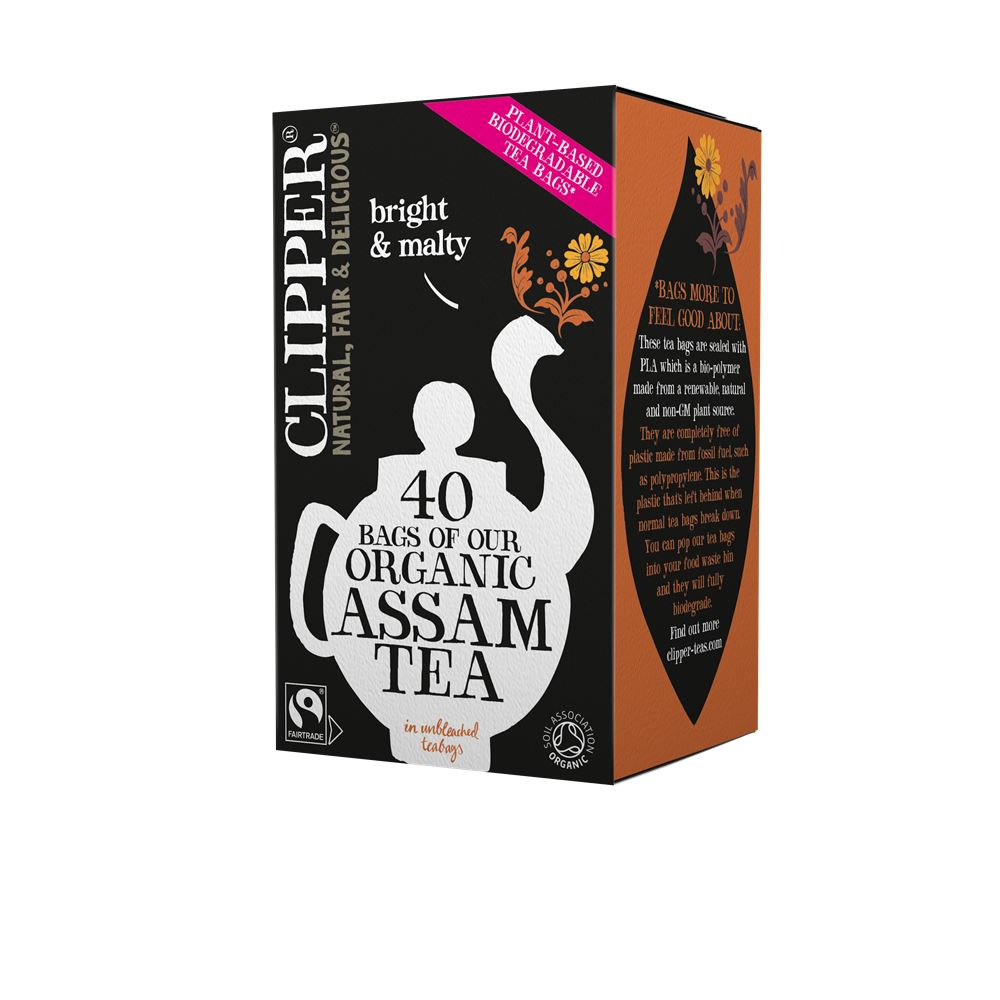 Clipper Organic Fairtrade Assam Tea 40 bags