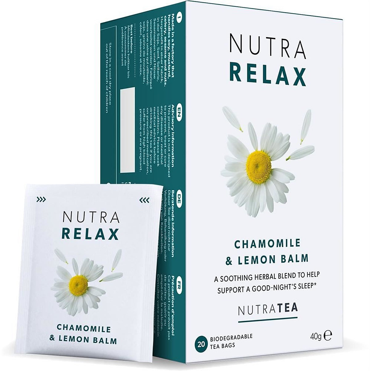 Nutratea Nutra Relax Tea 20 Herbal Tea Bags
