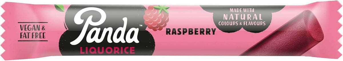 Panda Natural Liqourice Raspberry Bar 32g - Pack of 36