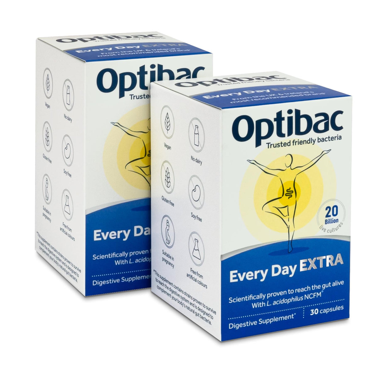OptiBac Probiotics | For Every Day Extra Strength | 30 -90 Capsules