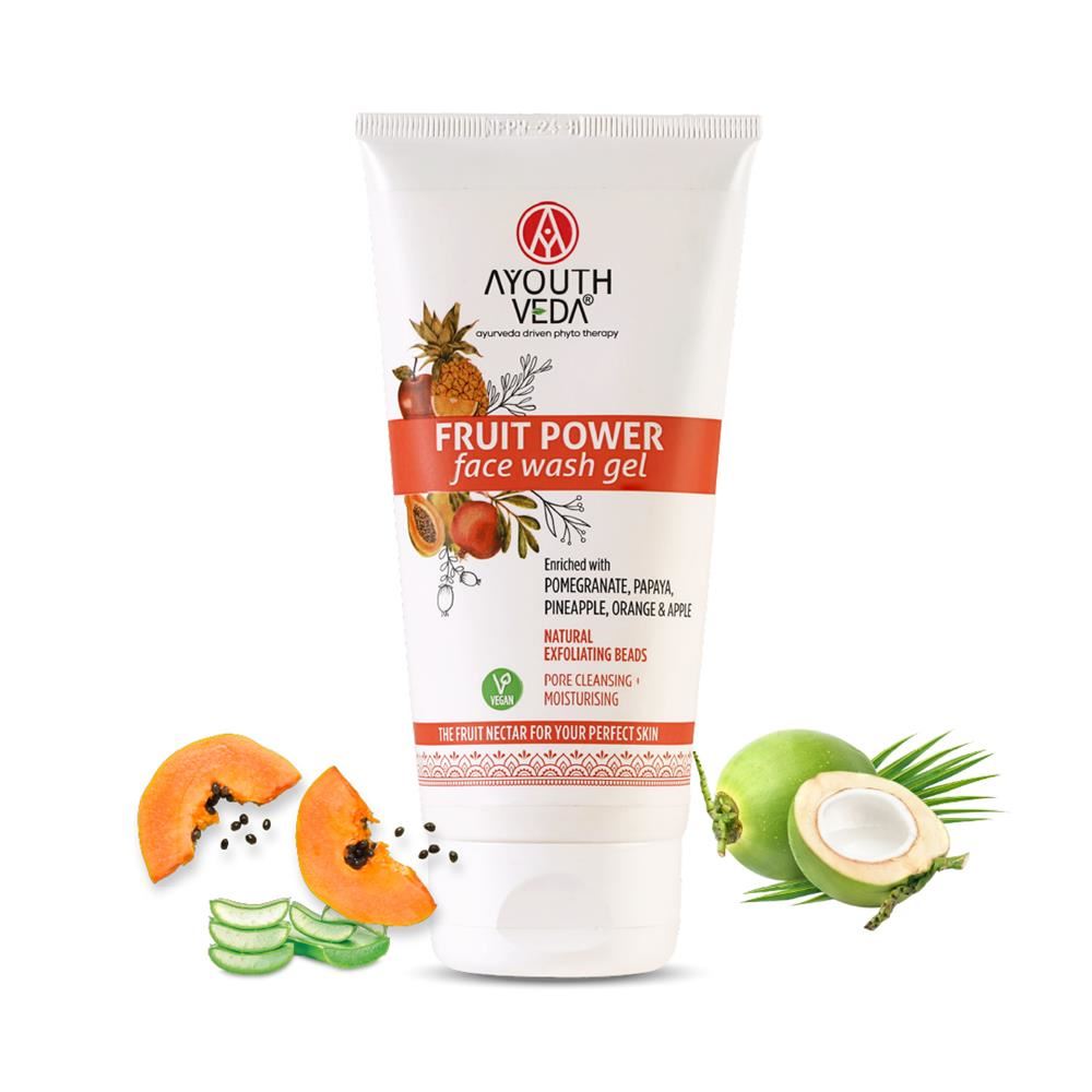 Ayouthveda Fruit Power Face Wash Gel 150ml - 6 Pack