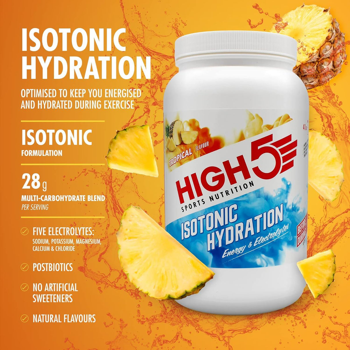 High 5 Isotonic Hydration 1.23kg - Tropical