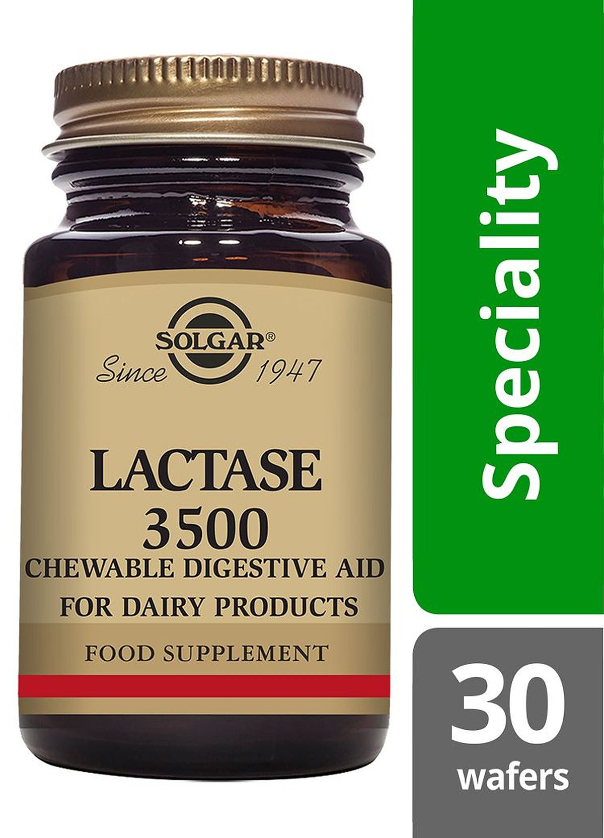 Solgar Lactase 3500 Wafers - 30 Wafers - image 2