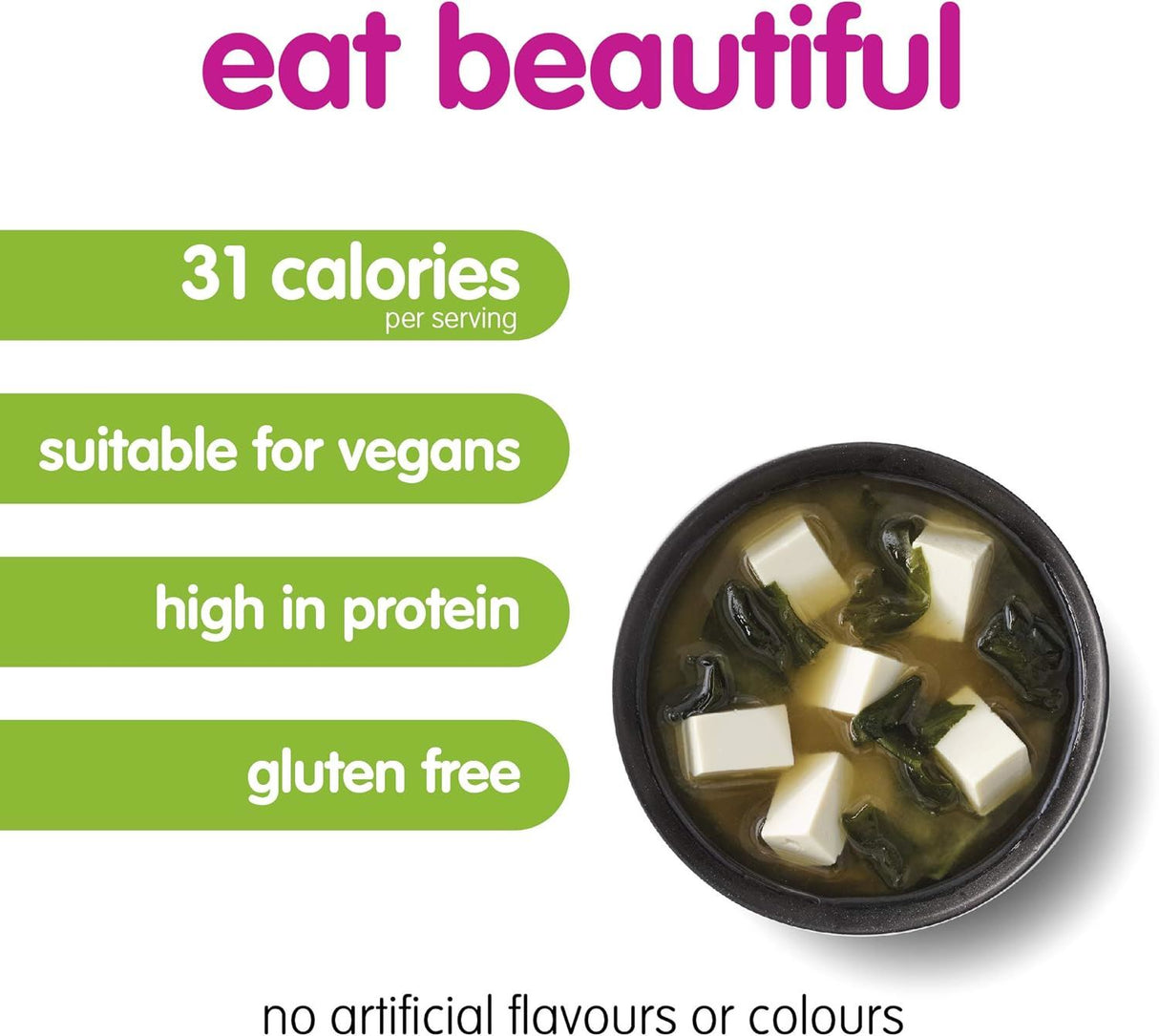 Itsu Chilli Miso'easy Traditional Instant Miso Paste 60g (3x20g Sachets) - Pack of 12 (36 Soups)