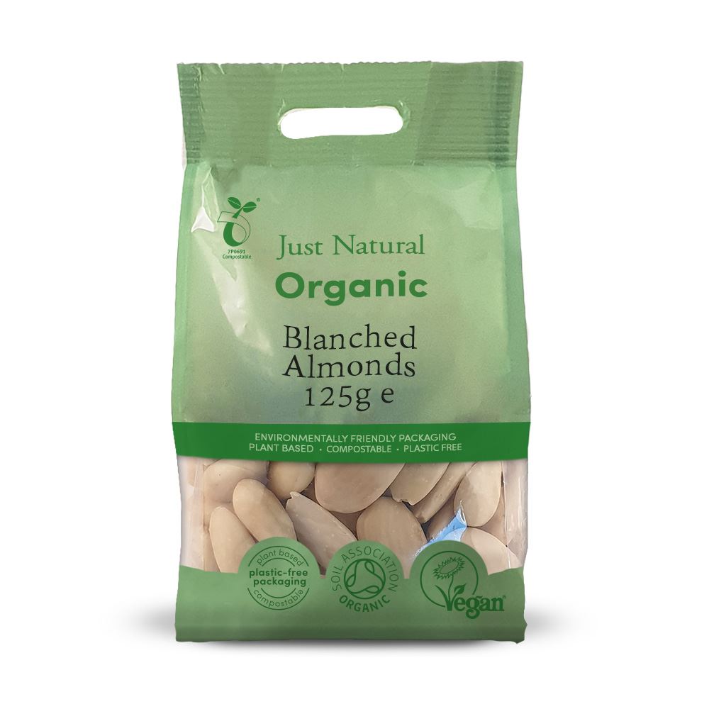 Just Natural Organic Organic Almonds Blanched 125g