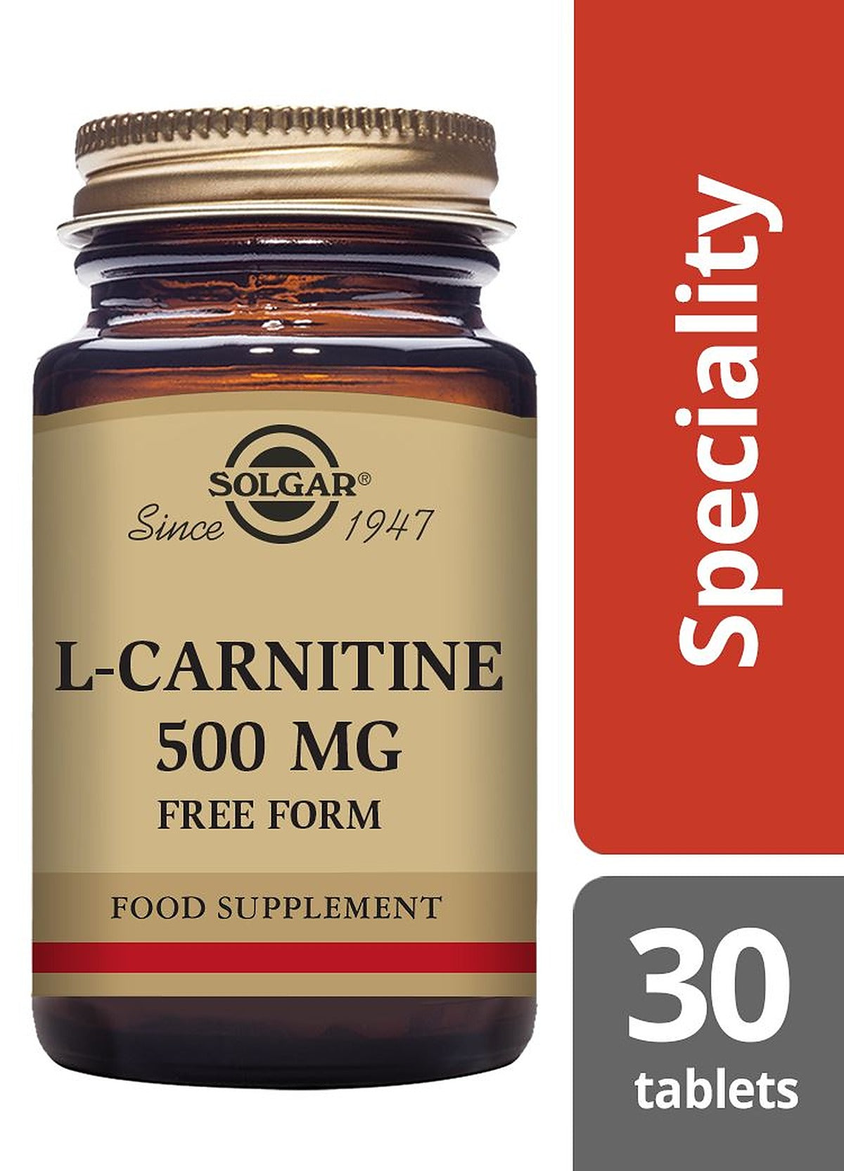 Solgar L-Carnitine 500 mg - 30 Tablets - image 2