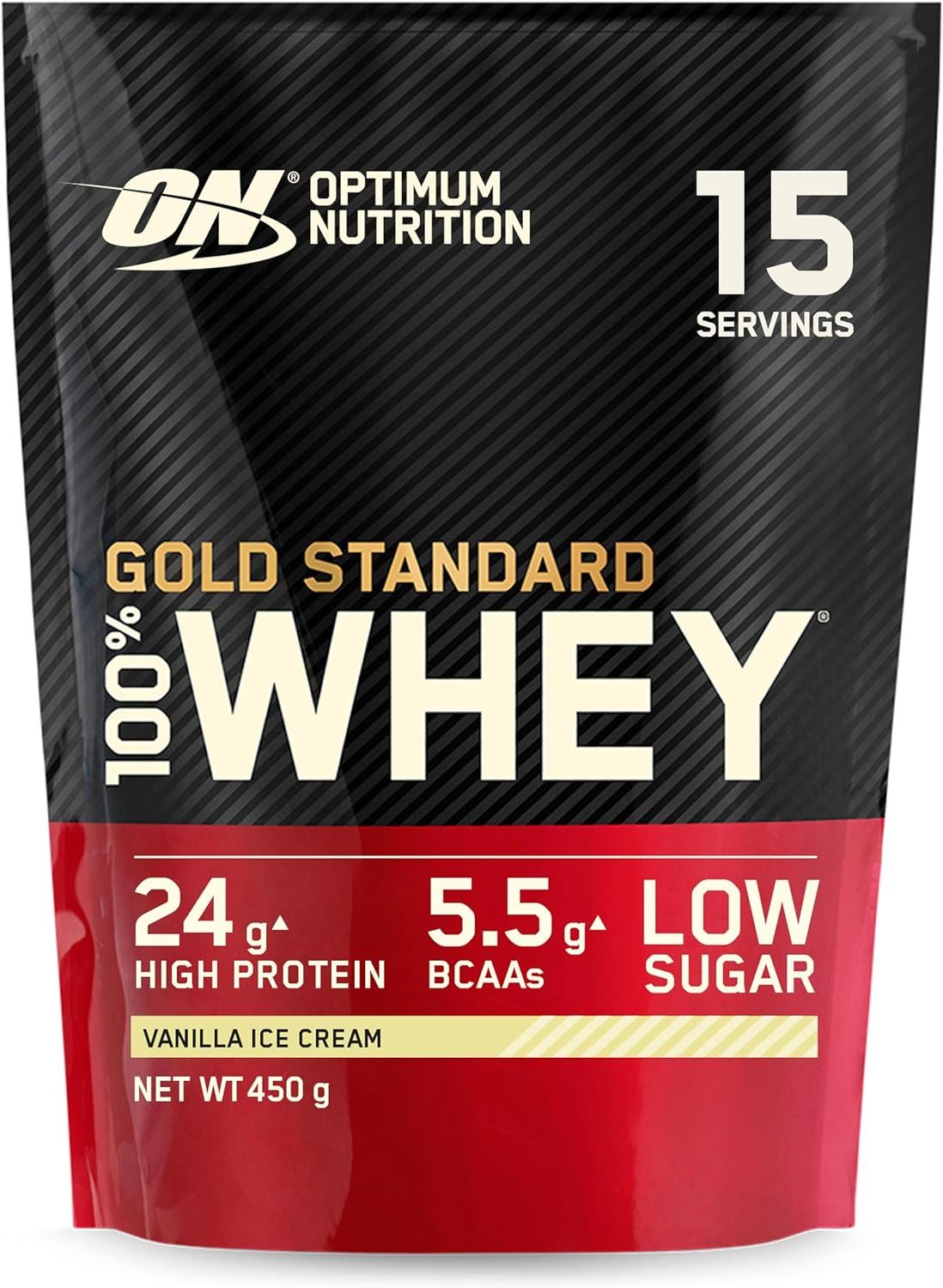 Optimum Nutrition Gold Standard 100% Whey Protein Powder - 900g/2.2kg/4.5kg