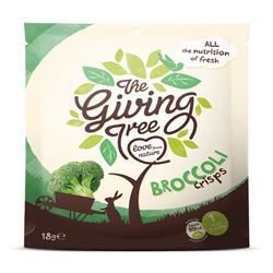 Giving Tree Snacks Vacuum Fried Broccoli Crisps 18g - 12 Pack