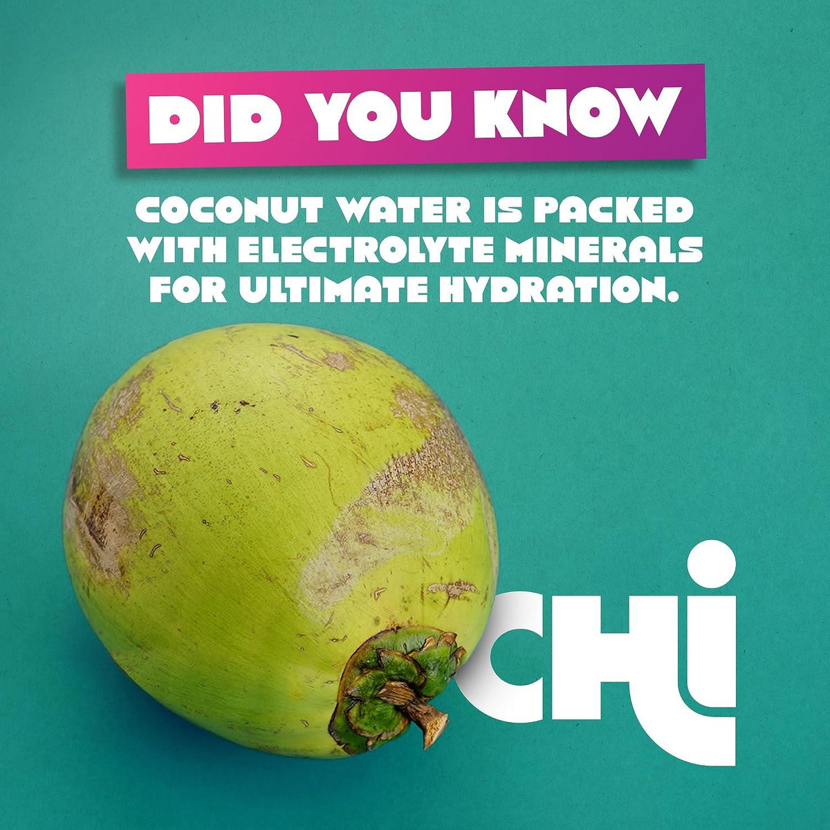 Chi 100% Pure Coconut Water 1000 ml - 6 Pack - image 6