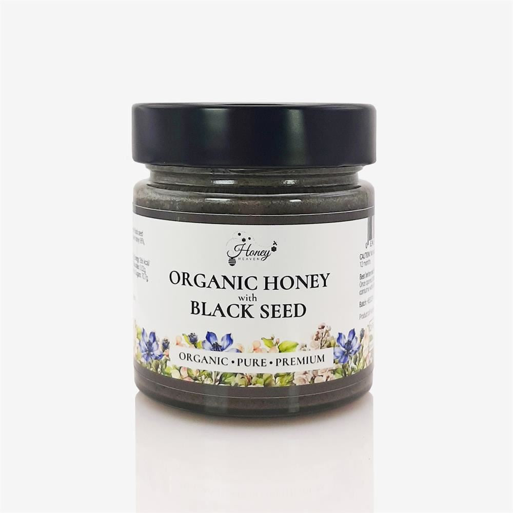Honey Heaven Organic Honey with Black Seed 300g