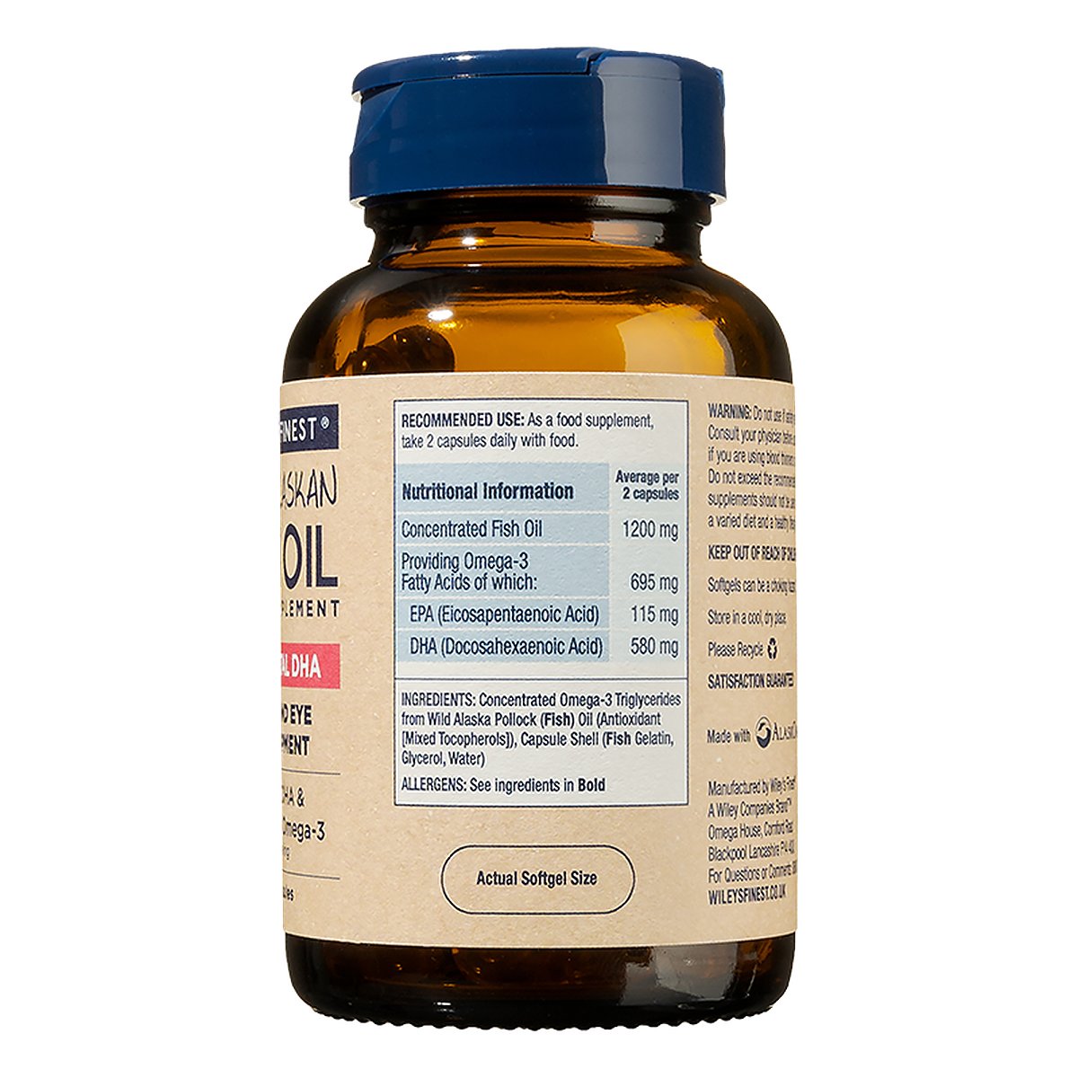Wiley's Finest Prenatal DHA 60 Softgels - image 4