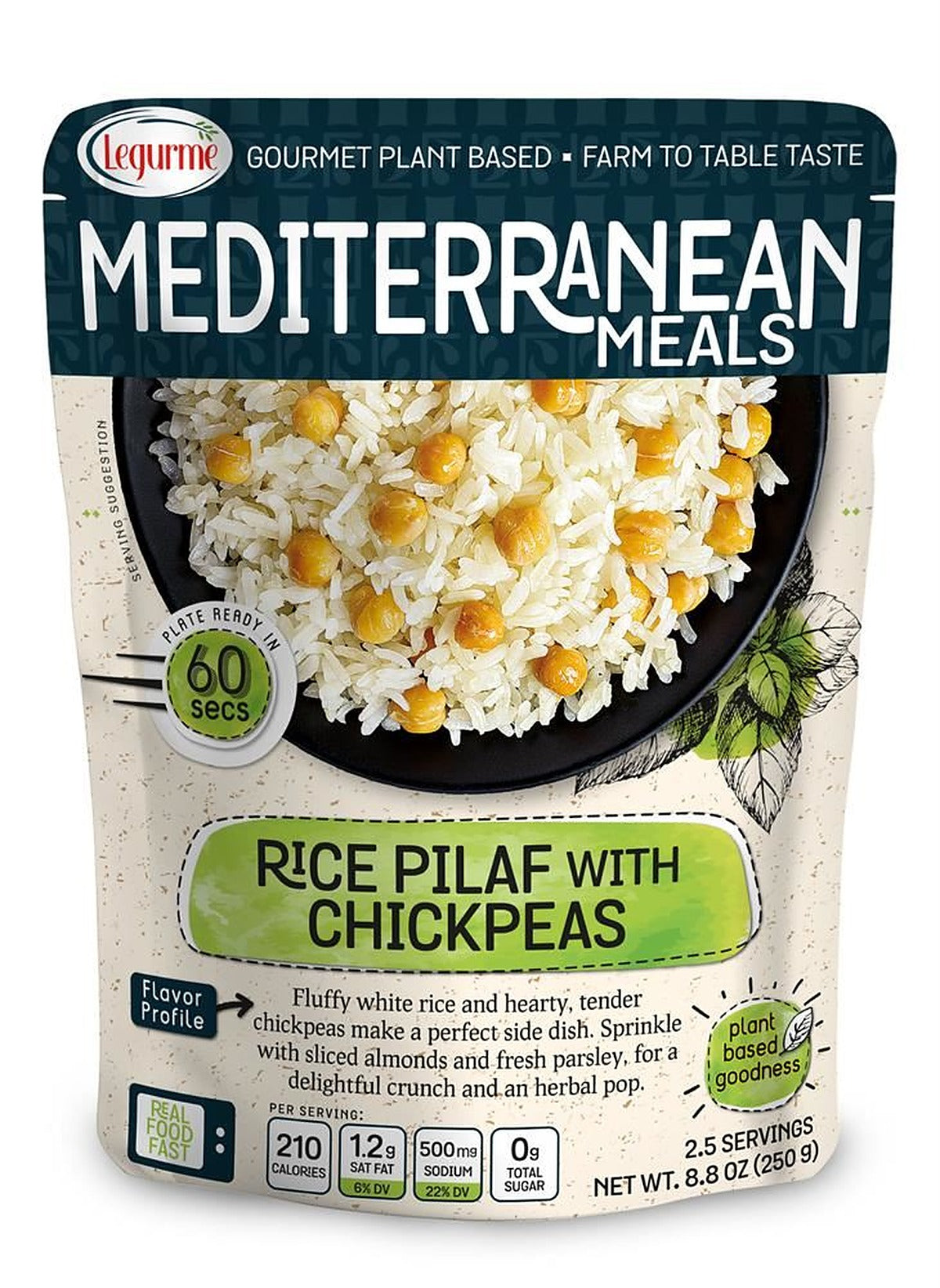 Legurme Rice With Chickpeas 250g - 12 Pack