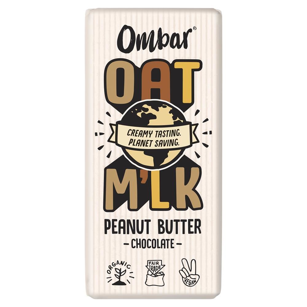 Ombar Oat M'lk Peanut Butter Chocolate Bar 70g