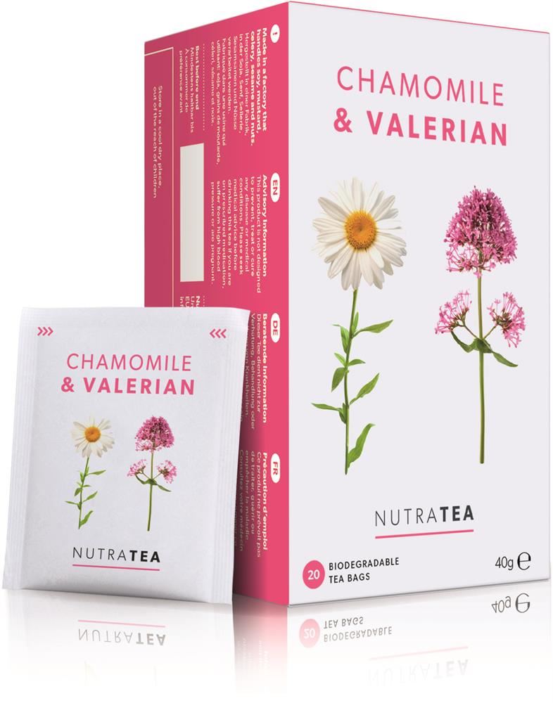 Nutratea Chamomile & Valerian 20 Tea Bags