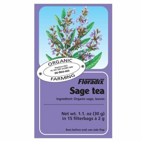 Salus Floradix - Organic Sage Herbal Tea - 15 Bags