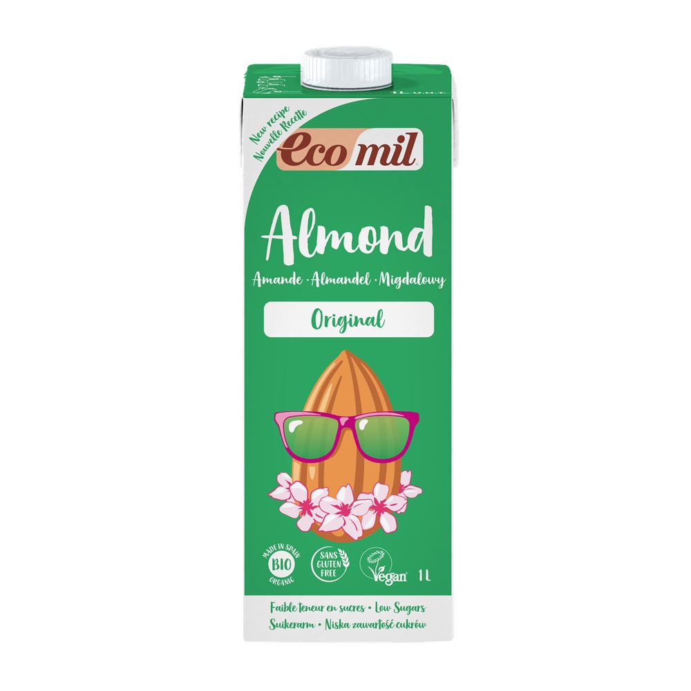 Ecomil Organic Almond Drink 6% 1L