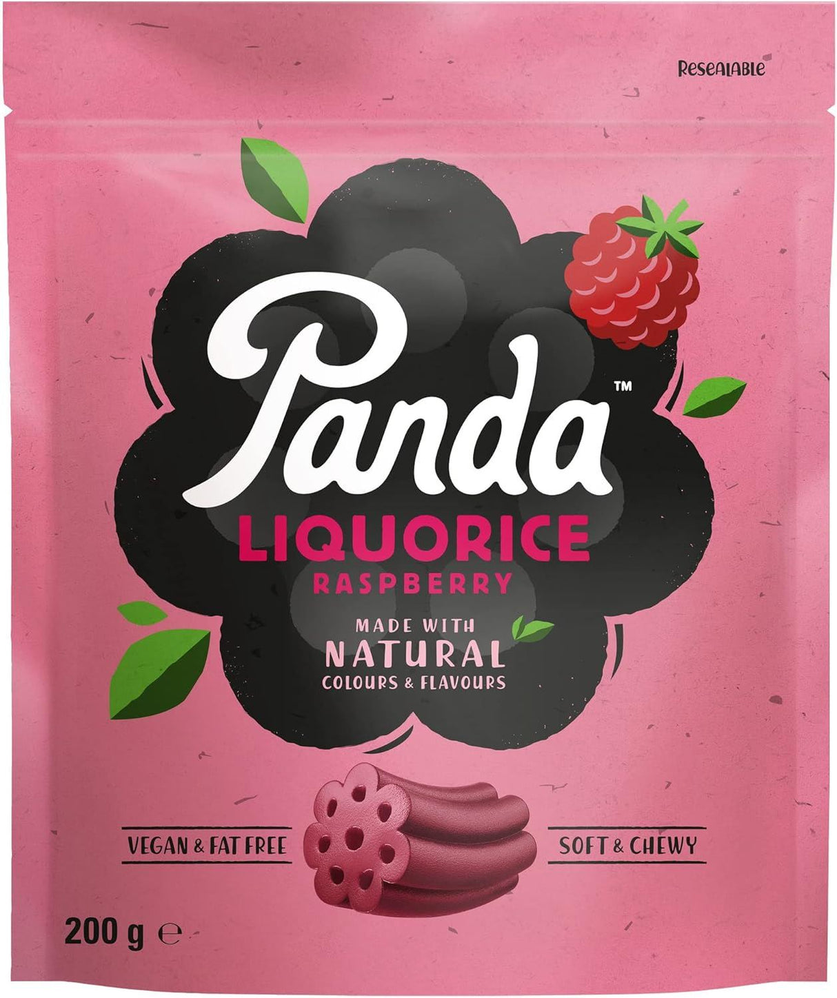 Panda Natural Raspberry Cuts 200G