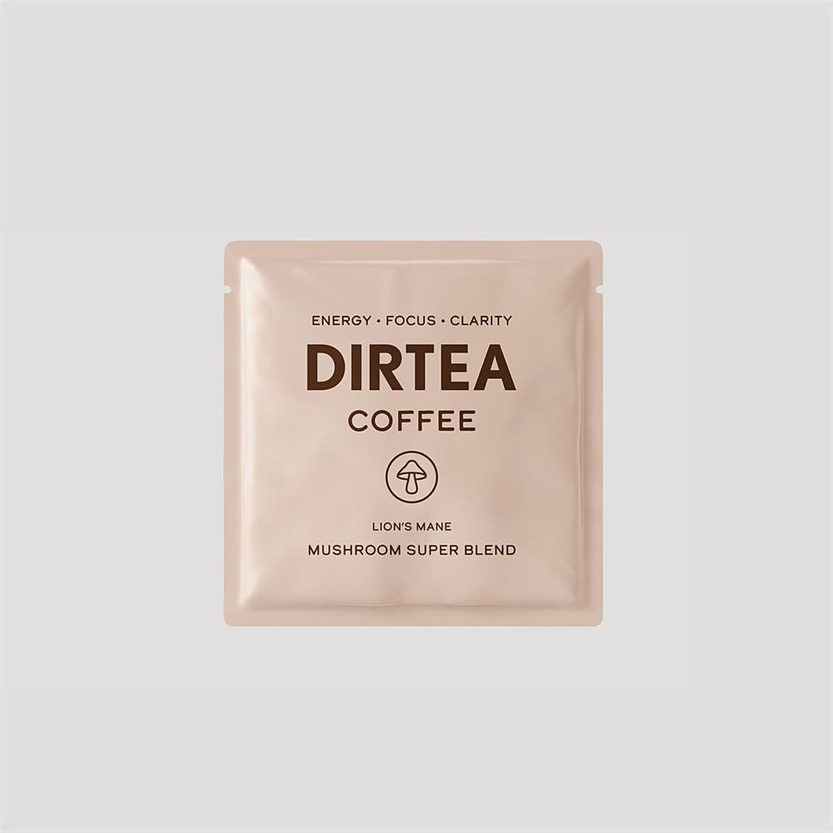 Dirtea Mushroom Coffee 1 single sachet serving.