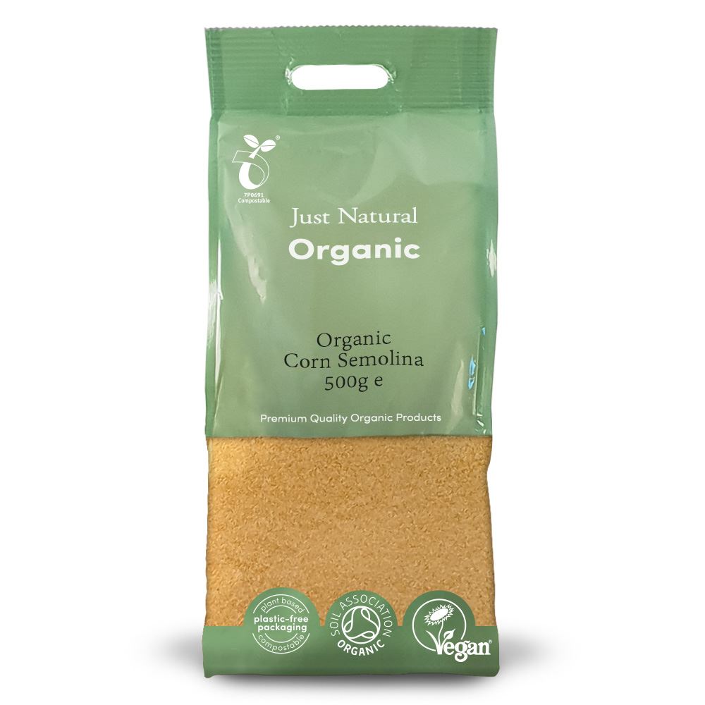 Just Natural Organic Organic Corn Semolina 500g
