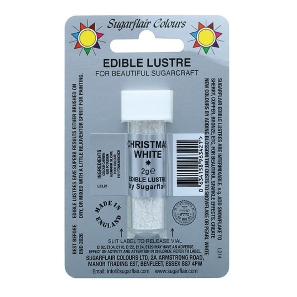 Sugarflair Edible Lustre - 2g All Shades