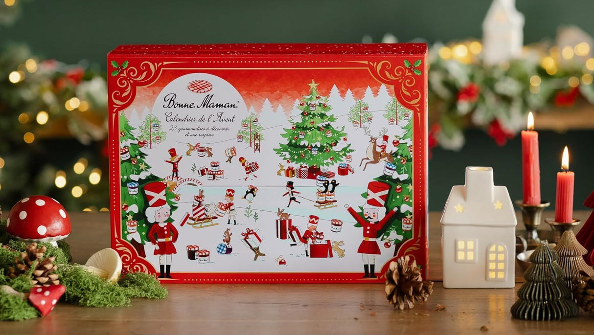 Bonne Maman Spreads Advent Calendar - 23 Mini Jars and 1 Gift