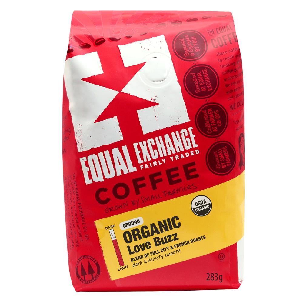 Equal Exchange Organic Love Buzz Ground Coffee 284g