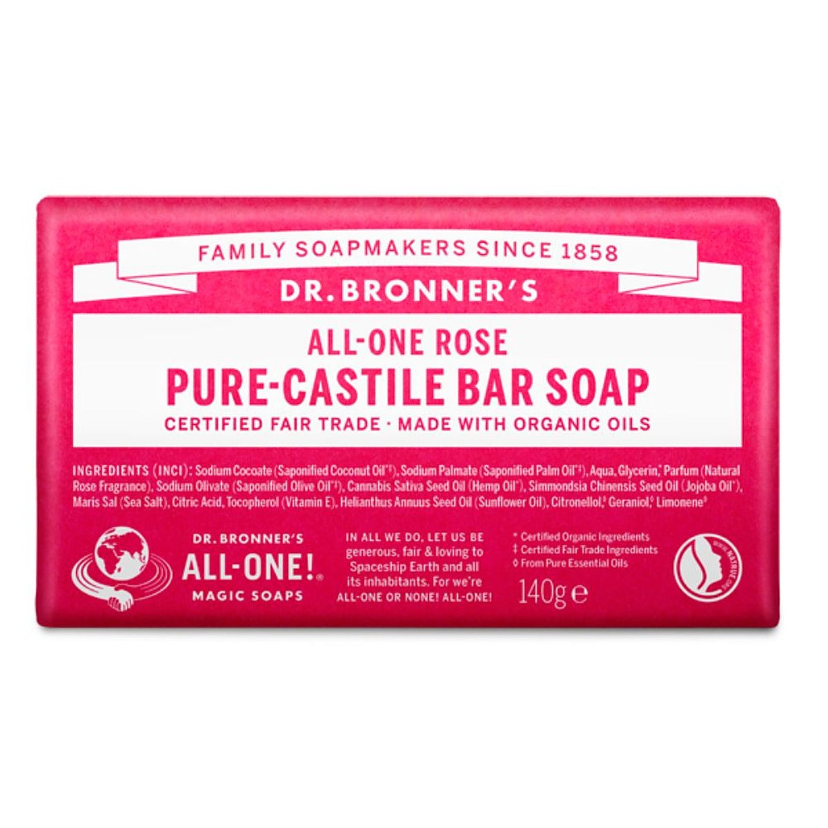 Dr Bronner's Pure Castile Bar Soap - 140g - All Scents - image 18