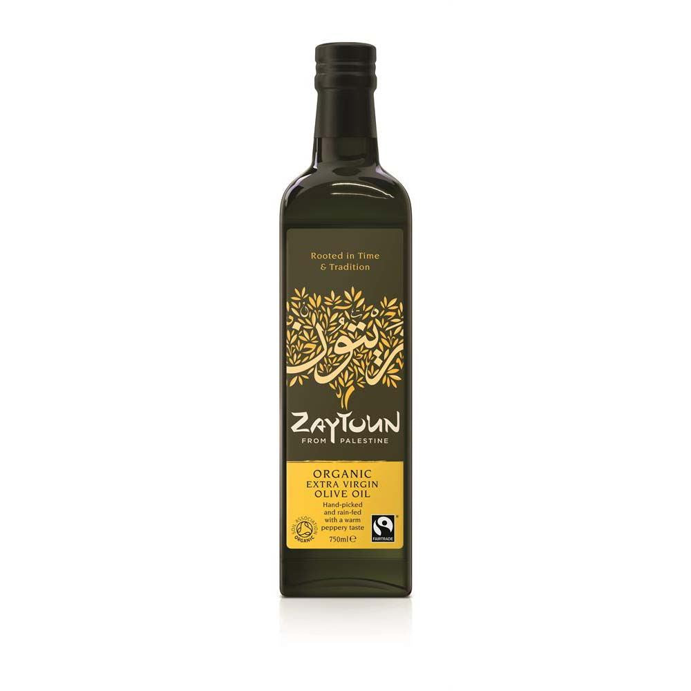 Zaytoun Organic Extra Virgin Olive Oil from Palestine 750ml