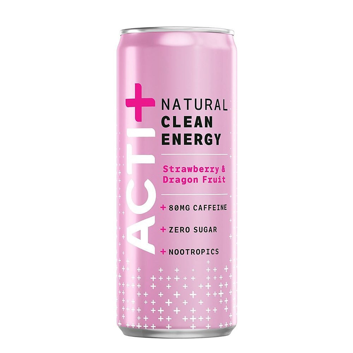 ACTIPH Water Acti+ Strawberry Dragon Fruit Natural Clean Energy 250ml - 6 Pack