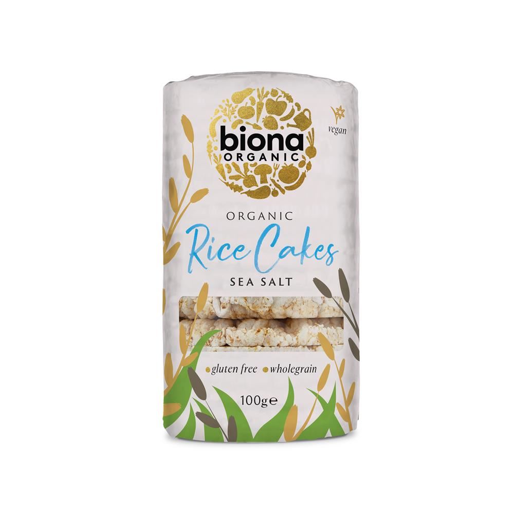 Biona Rice Cakes with Salt Organic 100g