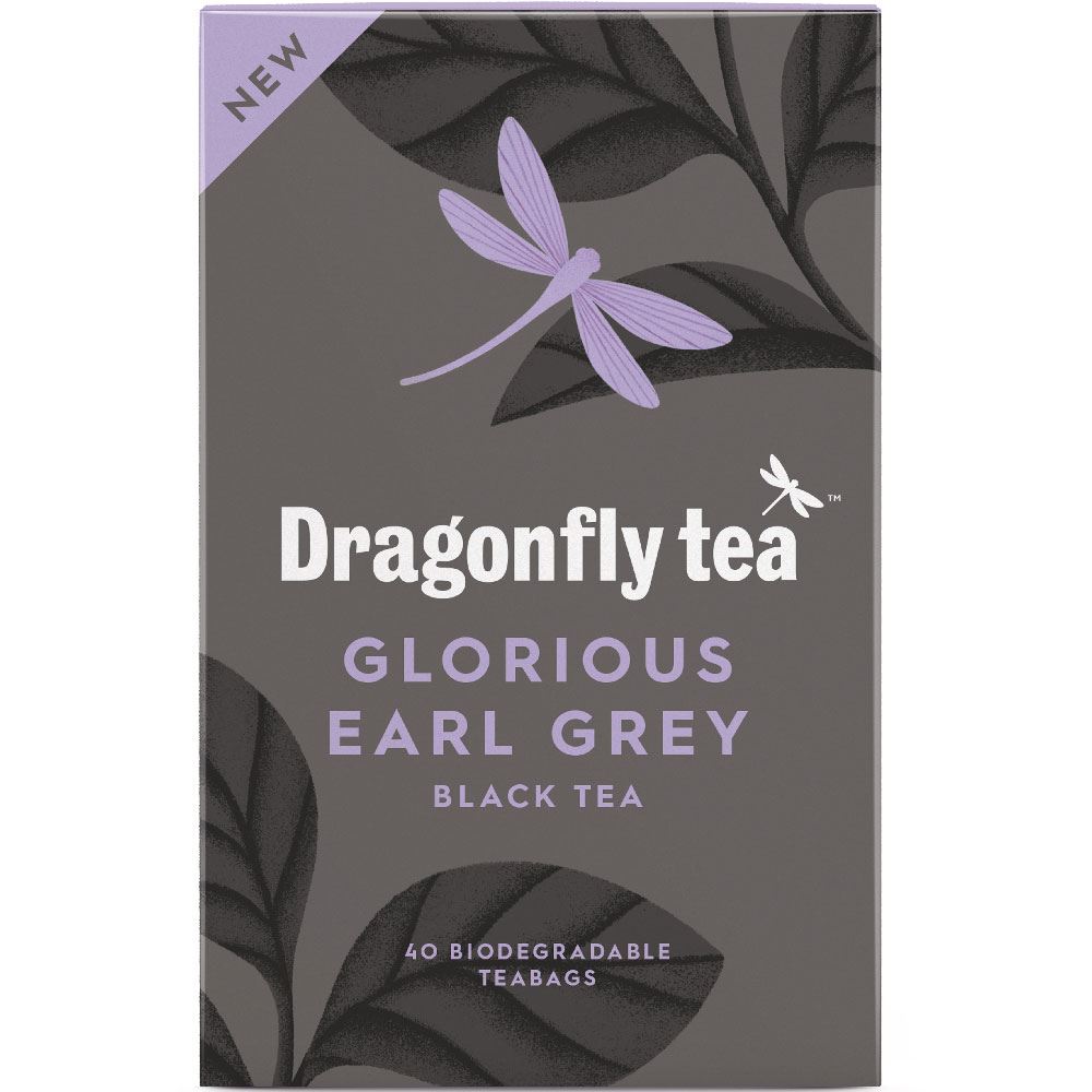 Dragonfly Tea Glorious Earl Grey Black Tea 40 Tea bags