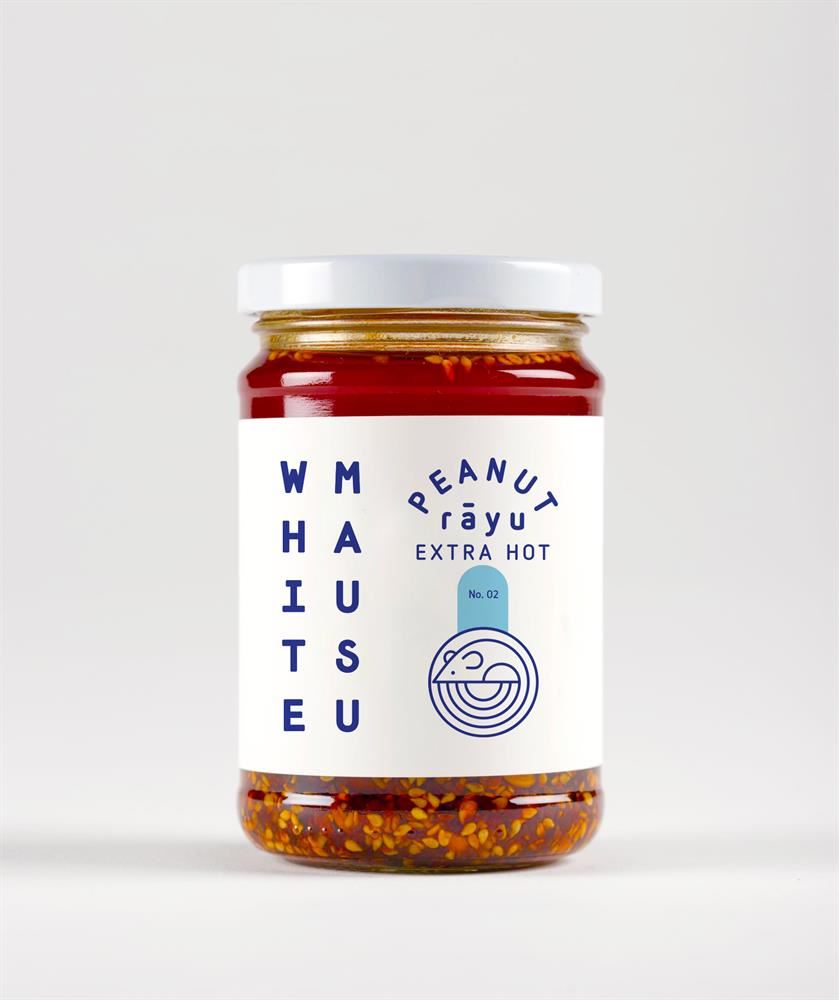 White Mausu Peanut Rayu Extra Hot 240g