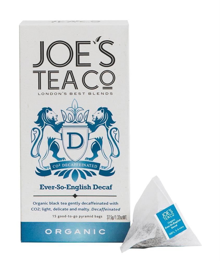 Joes Tea Company Ever-So-English Everyday - 15 biodegradable pyramid bags