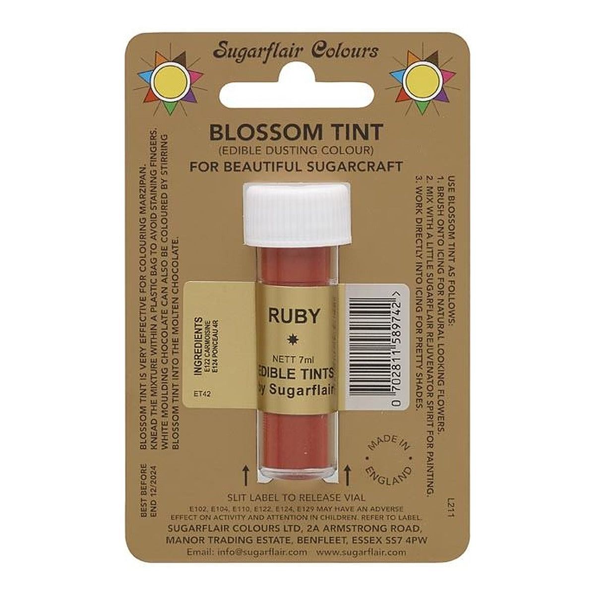 Sugarflair BLOSSOM TINT Edible Food Colour Powder - 7ml - image 16