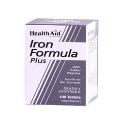 HealthAid Iron Formula Plus 100 Tablets