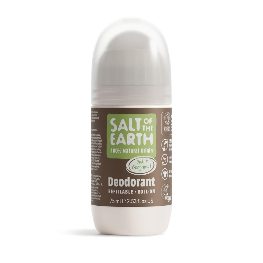Salt of the Earth Oud & Bergamot Refillable Roll on 75ml