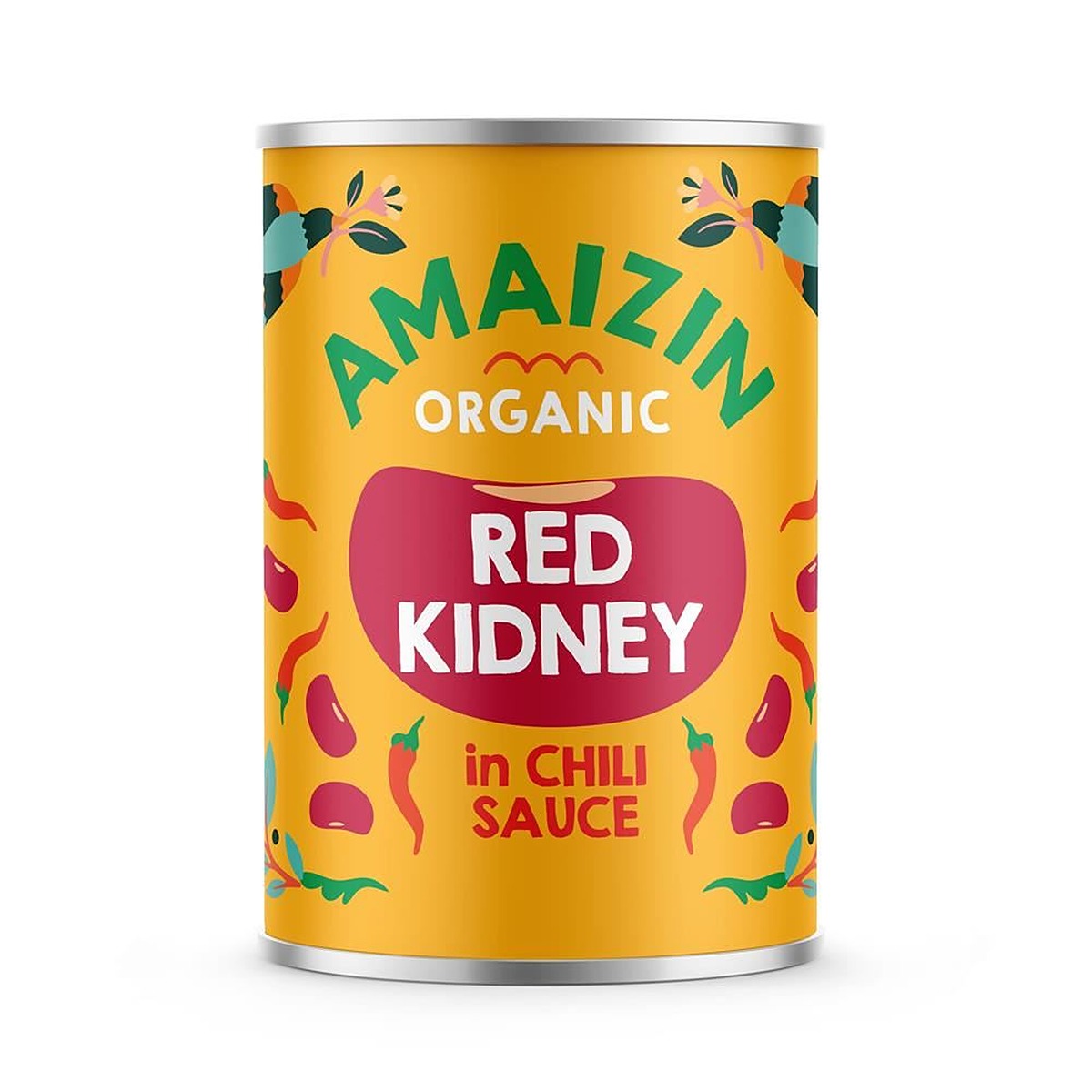Amaizin Organic Red Kidney Beans in Chilli Sauce 400g