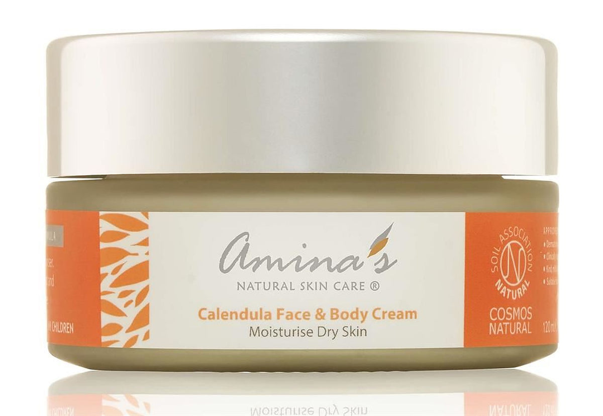 Amina's Organic Calendula Face & Body for Normal to Dry Skin 120ml