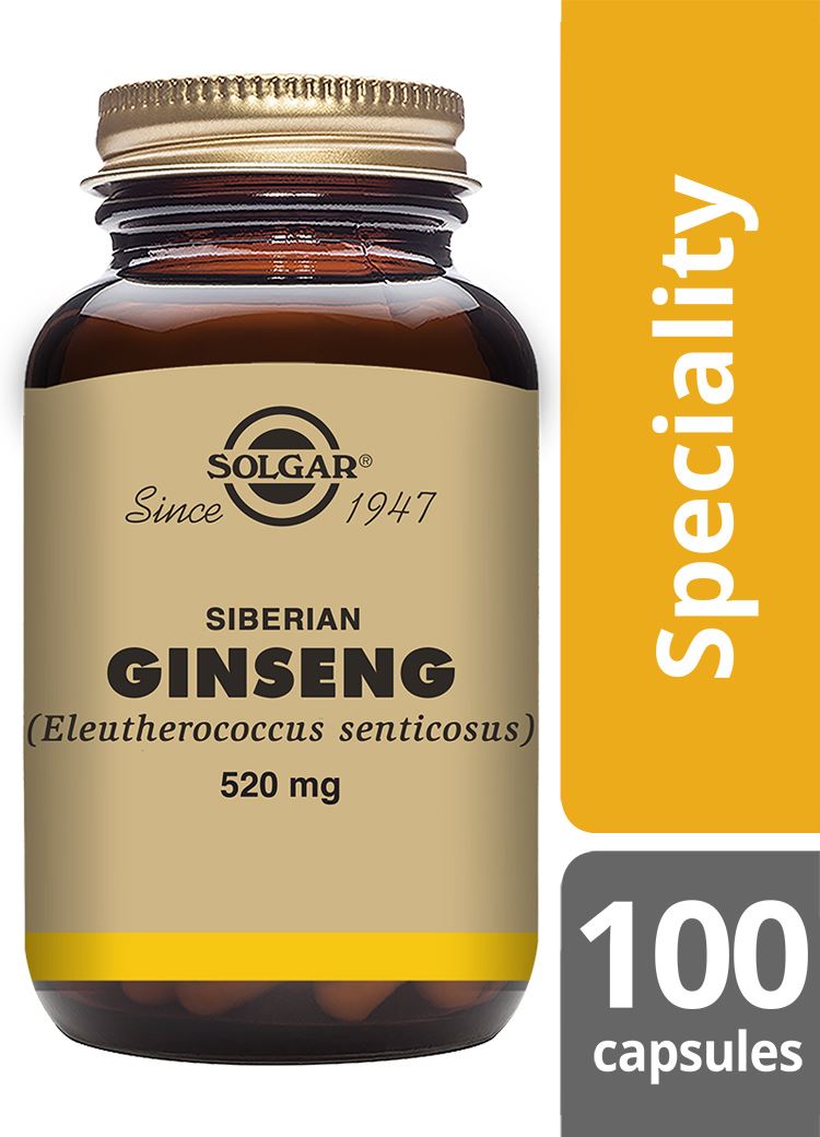 Solgar Siberian Ginseng 520 mg - 100 Vegicaps