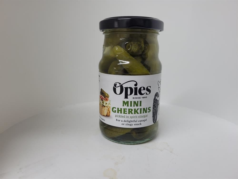 Opies Mini Gherkins 227g - 6 Pack