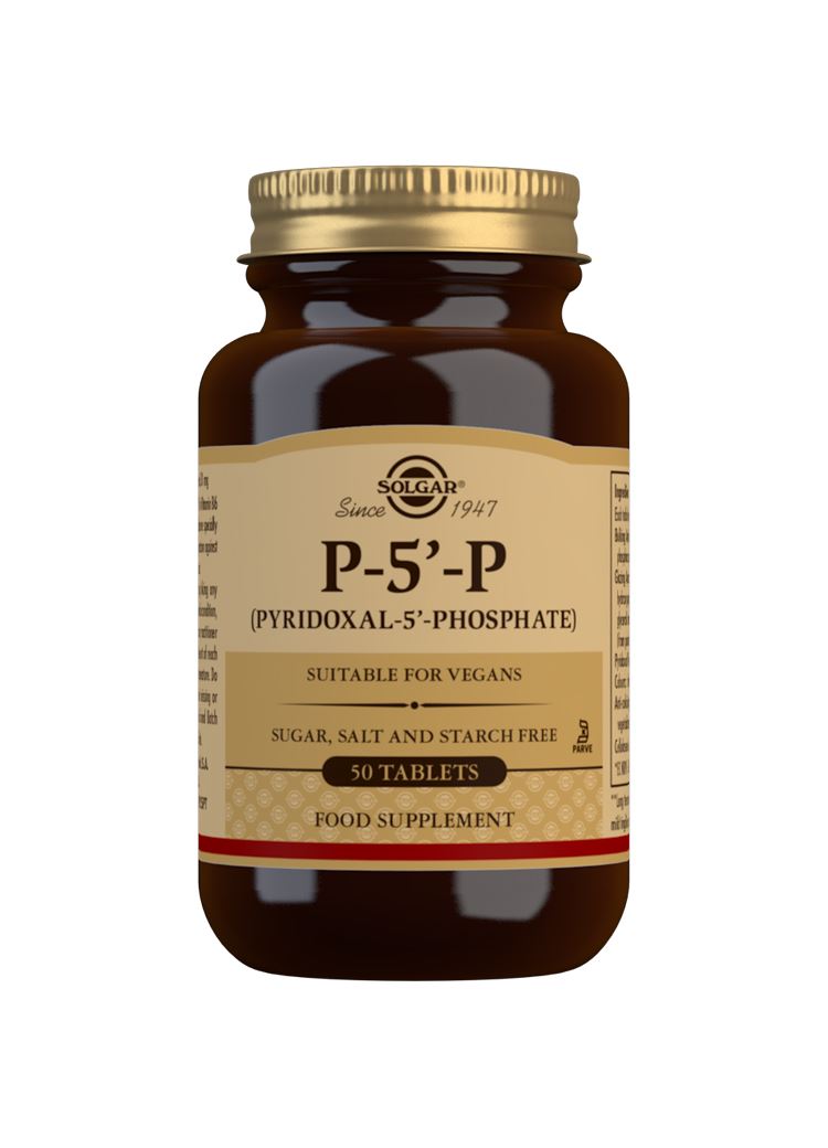 Solgar P-5'-P (Pyridoxal-5'-Phosphate) - 50 Tablets