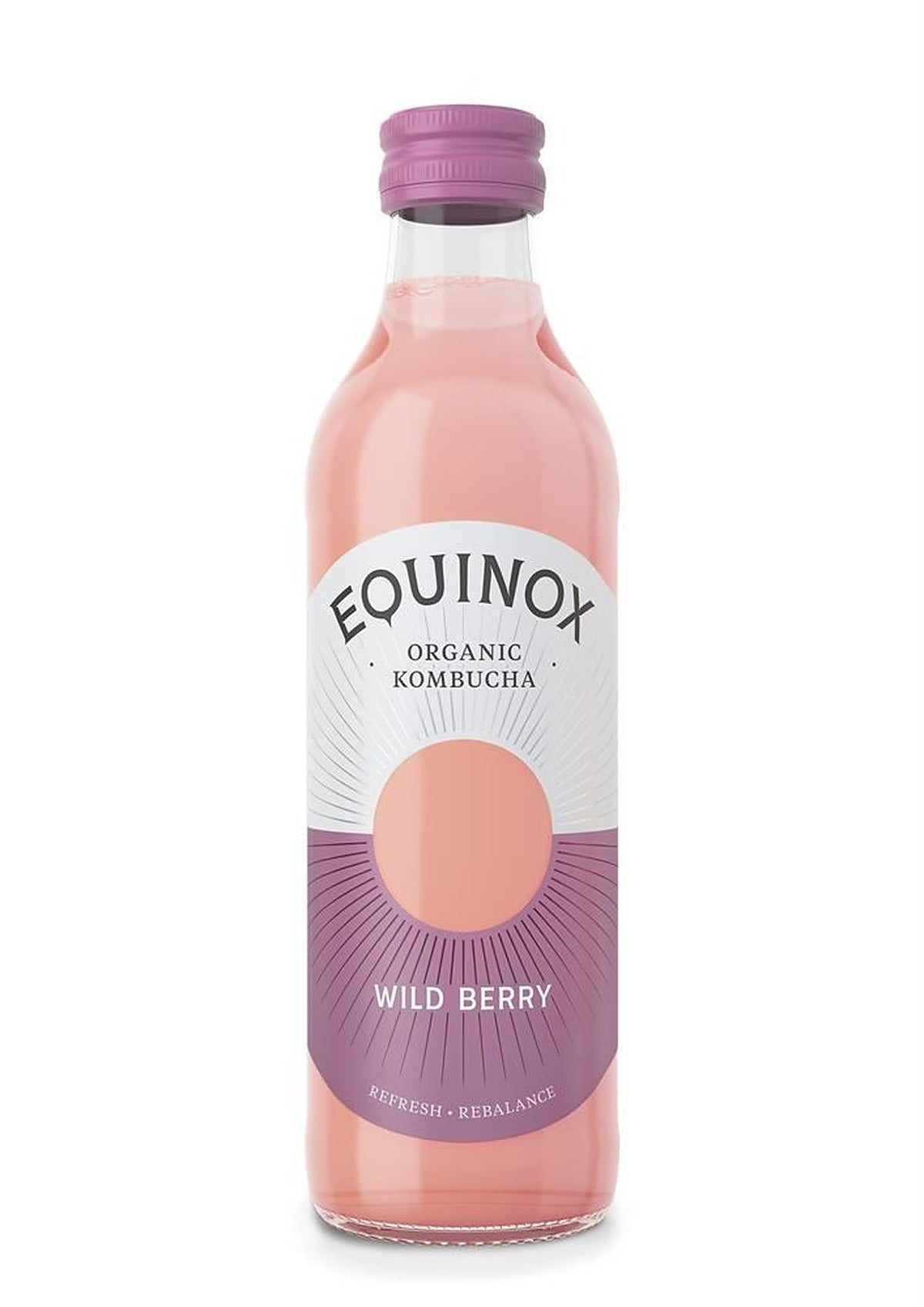 Equinox Kombucha Organic Equinox Kombucha with Wild Berry 275ml - 6 Pack