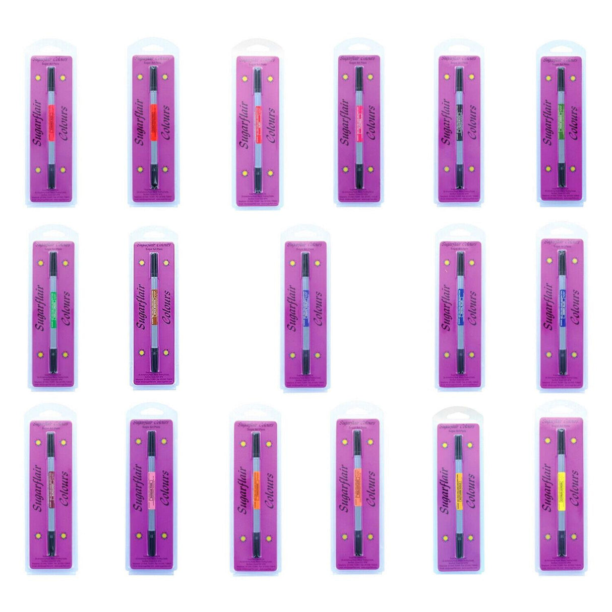 Sugarflair Sugar ART PENS - Edible Felt Tip Drawing Pen