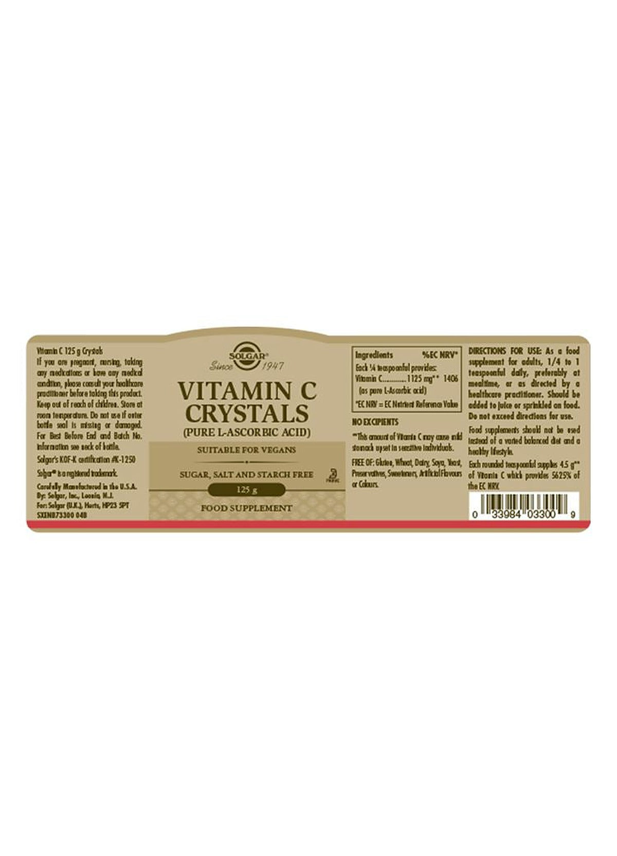 Solgar Vitamin C Crystals 125 g - image 3