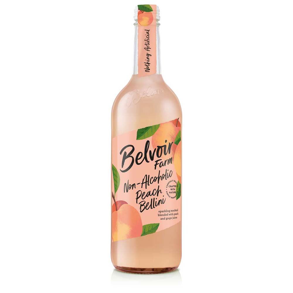 Belvoir Farm Non-Alcoholic Peach Bellini 750ml