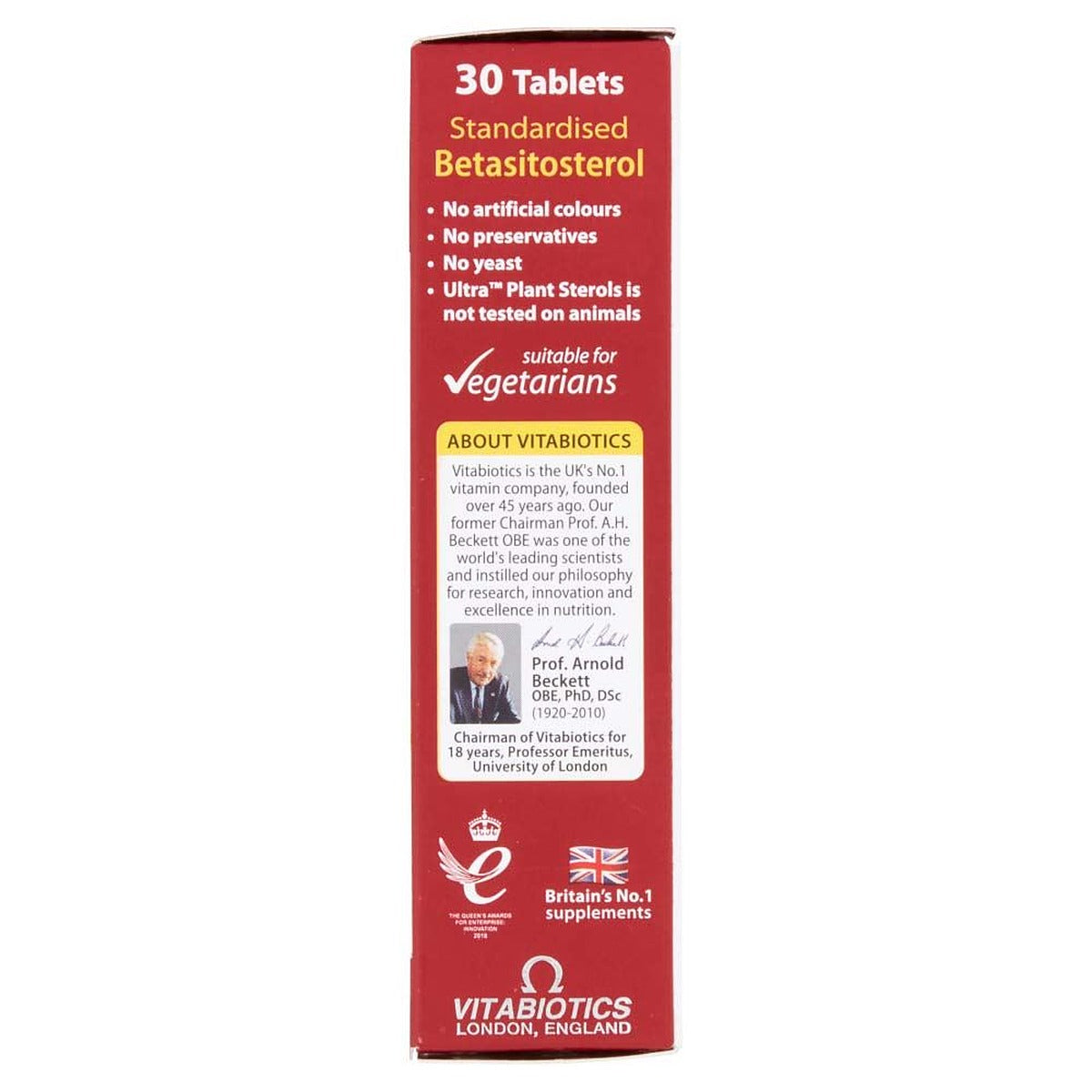 Vitabiotics Ultra Plant Sterols 1500mg Premium Quality - 30 Tablets - image 2