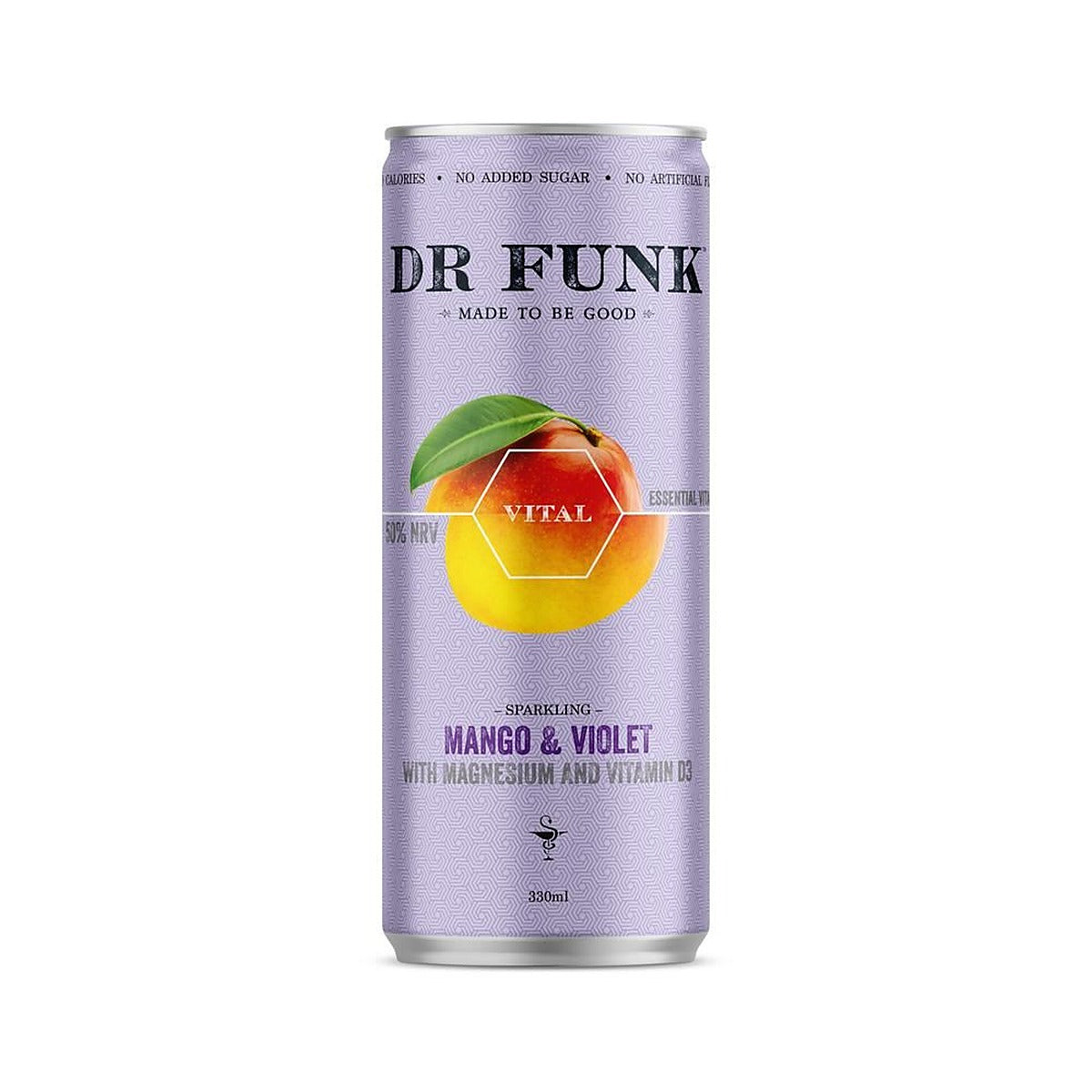 Dr Funk Sparkling Mango & Violet Drink 330ml