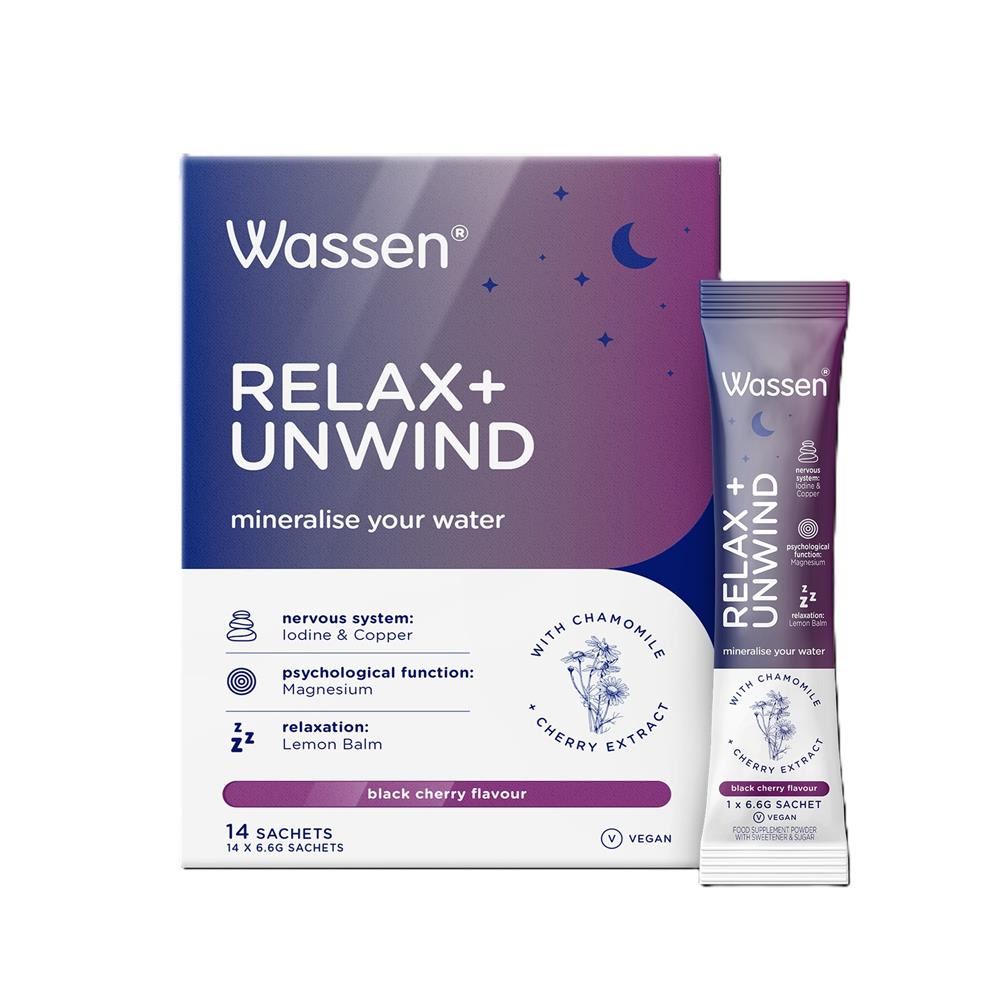 Wassen Relax & Unwind Powder Drink 14 sticks