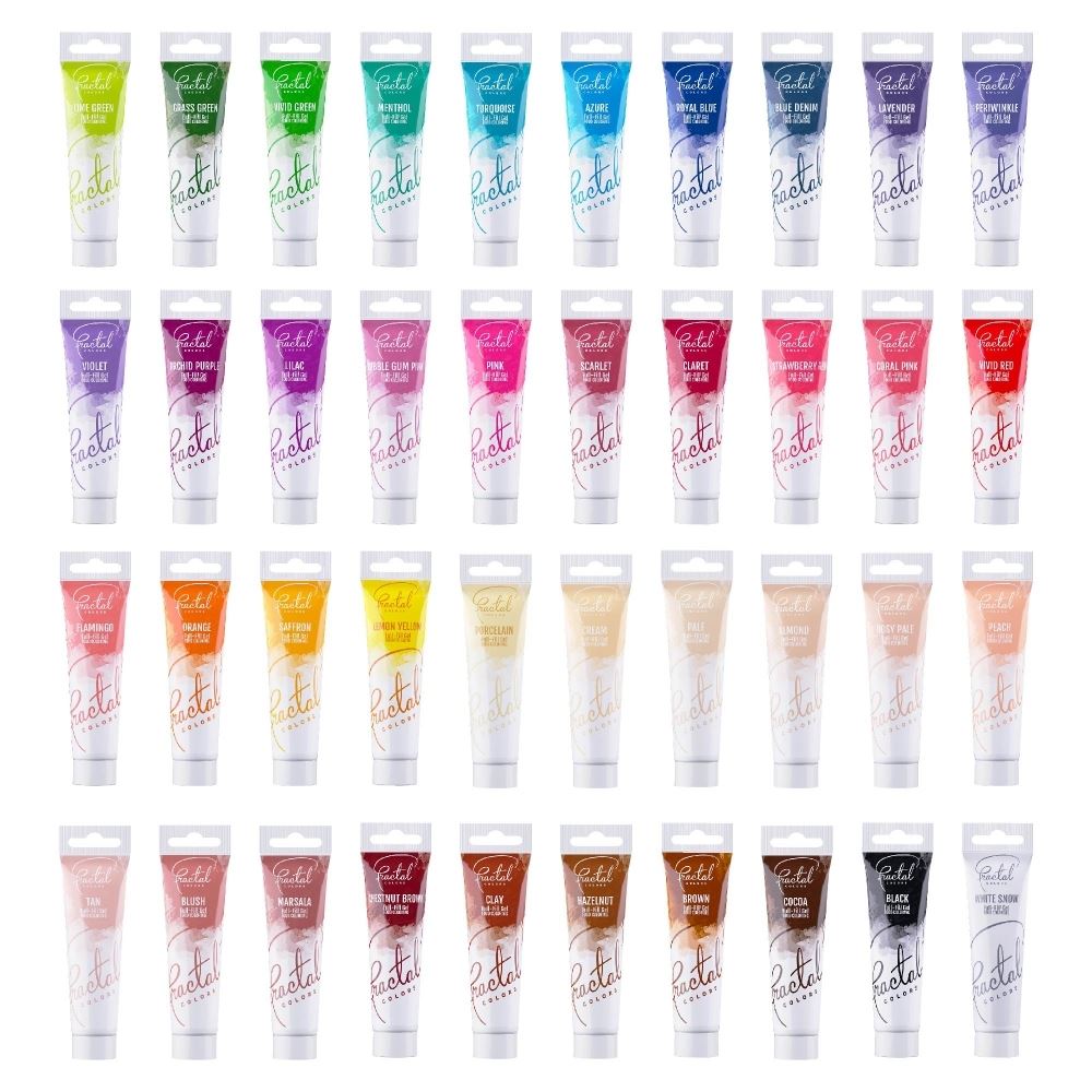 Fractal Colors Full-fill Gel Colouring 30g - All Colours