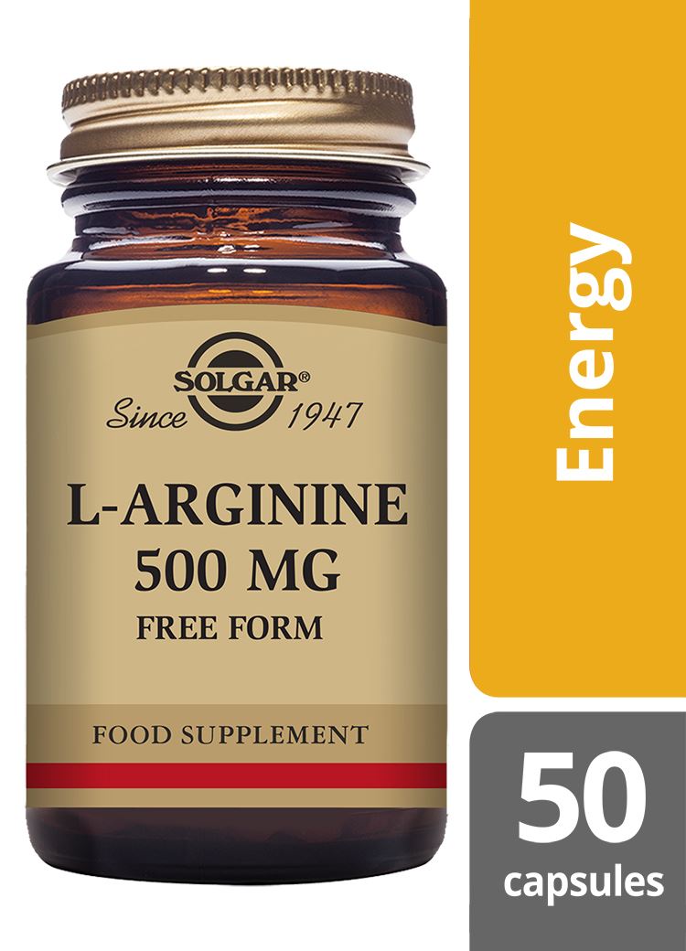 Solgar L-Arginine 500 mg - 50 Vegicaps